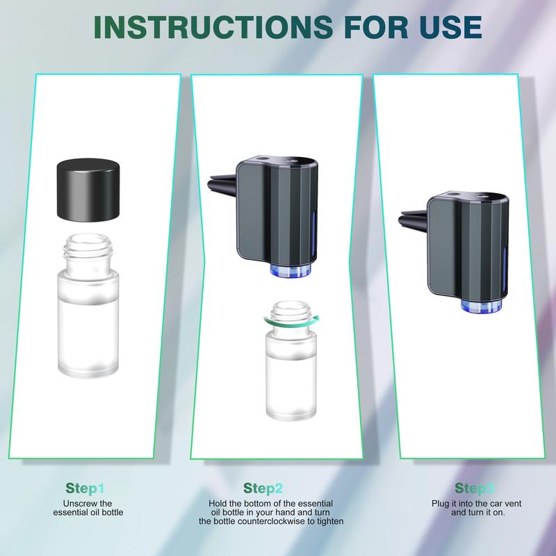 Smart Car Aromatherapy Diffuser with 3 Scent Options