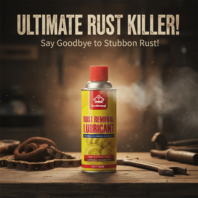 RustGuard All-in-One: Anti-Rust Lubricant Spray & Rust Remover