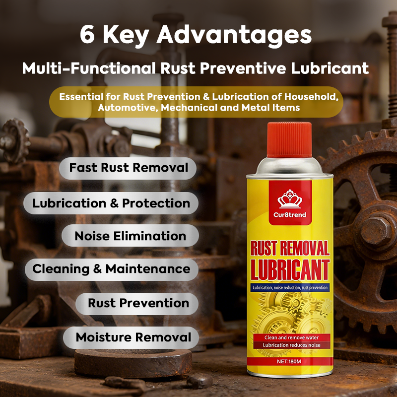 RustGuard All-in-One: Anti-Rust Lubricant Spray & Rust Remover