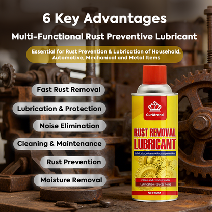 RustGuard All-in-One: Anti-Rust Lubricant Spray & Rust Remover