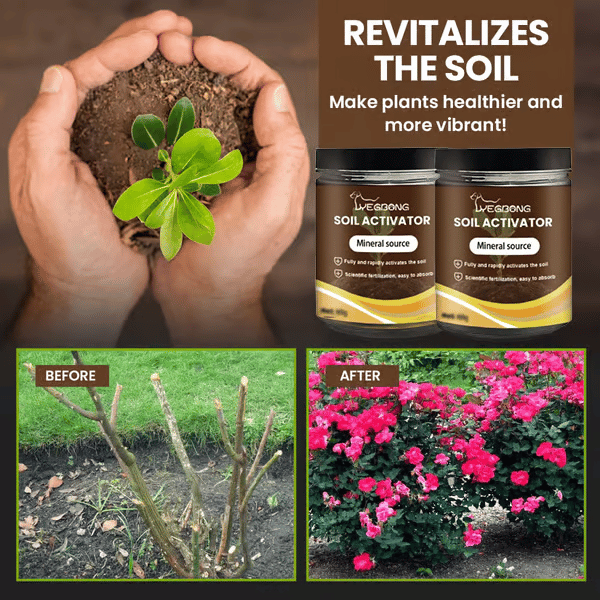 🏆 75K+ Sold! Soil Pro Activator — The Ultimate Soil Booster for Healthier Plants 🌳