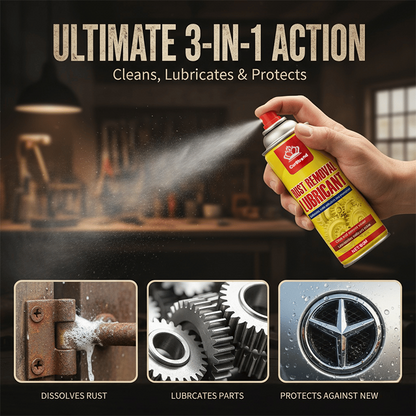 RustGuard All-in-One: Anti-Rust Lubricant Spray & Rust Remover