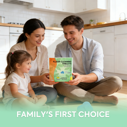 All-Surface Floor Cleaning Tablets: Efficient Cleaning with Lemon Scent