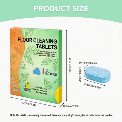 All-Surface Floor Cleaning Tablets: Efficient Cleaning with Lemon Scent