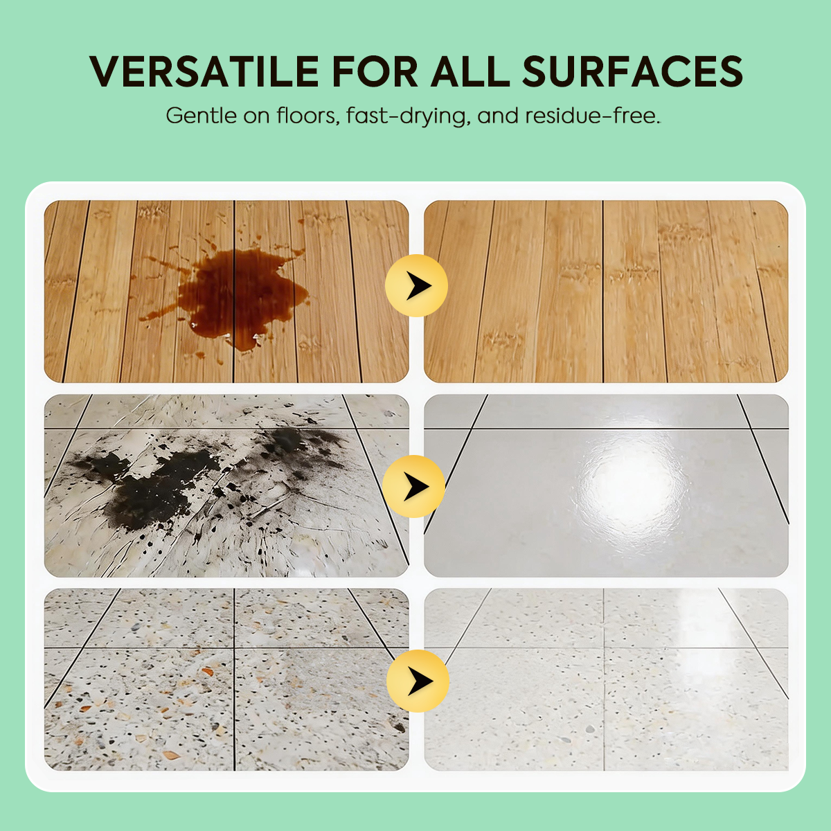 All-Surface Floor Cleaning Tablets: Efficient Cleaning with Lemon Scent