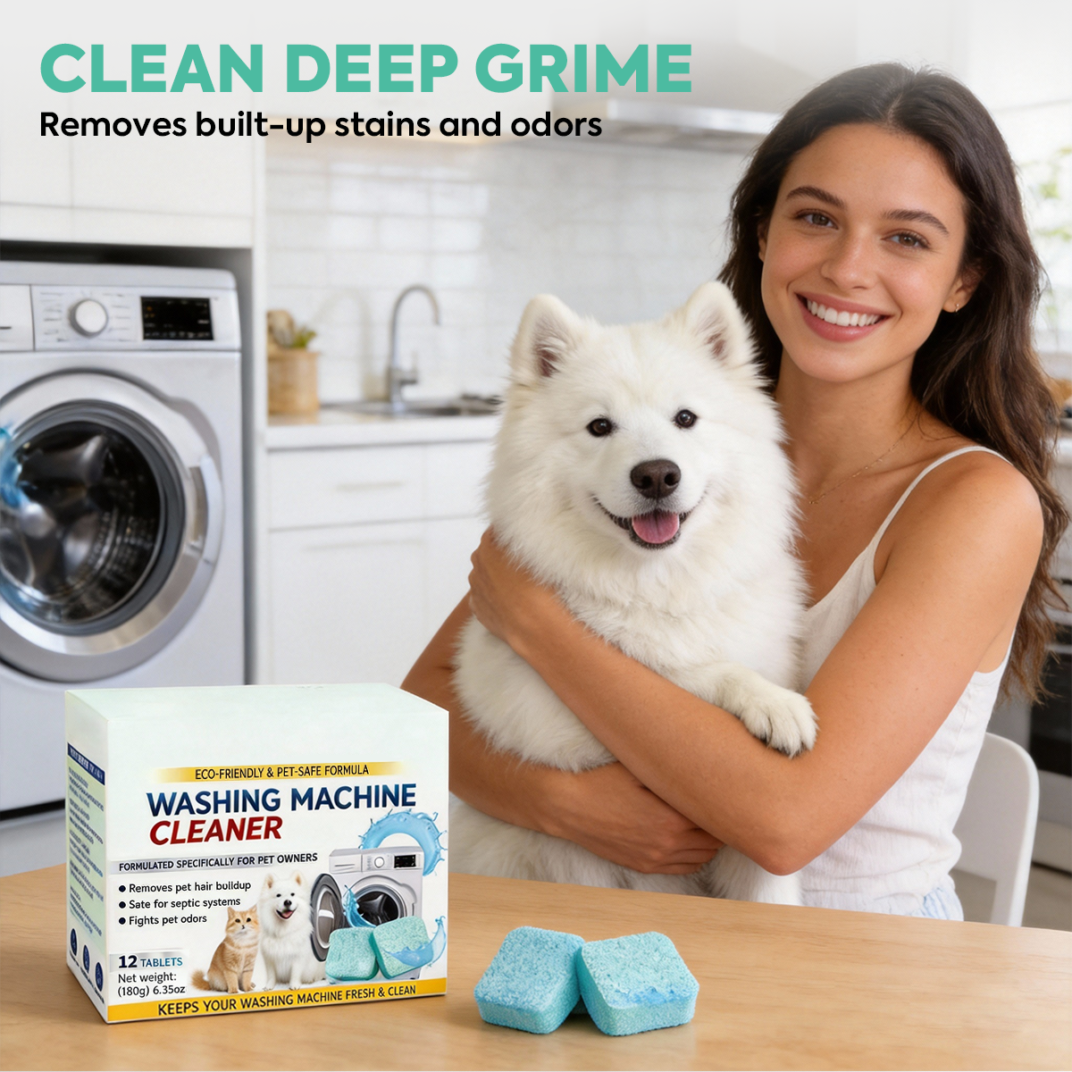 Eco Washer Cleaner: Naturally Eliminate Pet Odors for Fresh Laundry