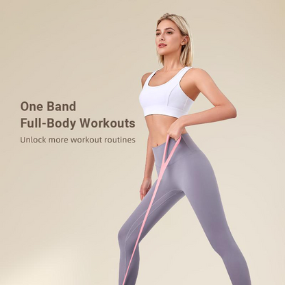 Figure-8 Silicone Resistance Bands for Women – Durable, Comfortable Exercise Bands for Home Workouts