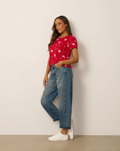 Essential Printed Star Tee