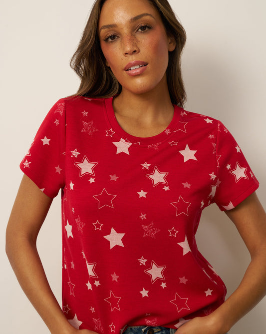Essential Printed Star Tee