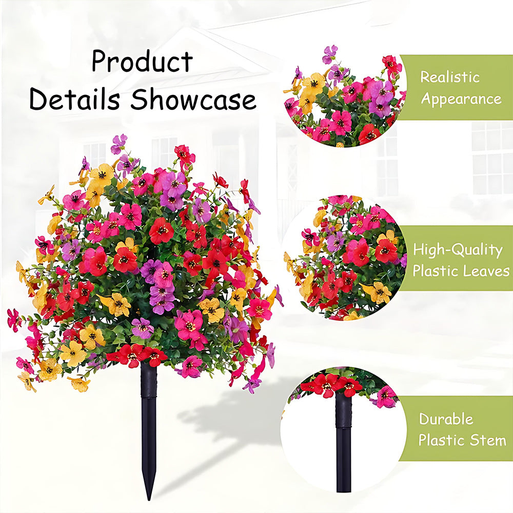 No-Fade Outdoor Hanging Flowers — Effortless Beauty That Lasts