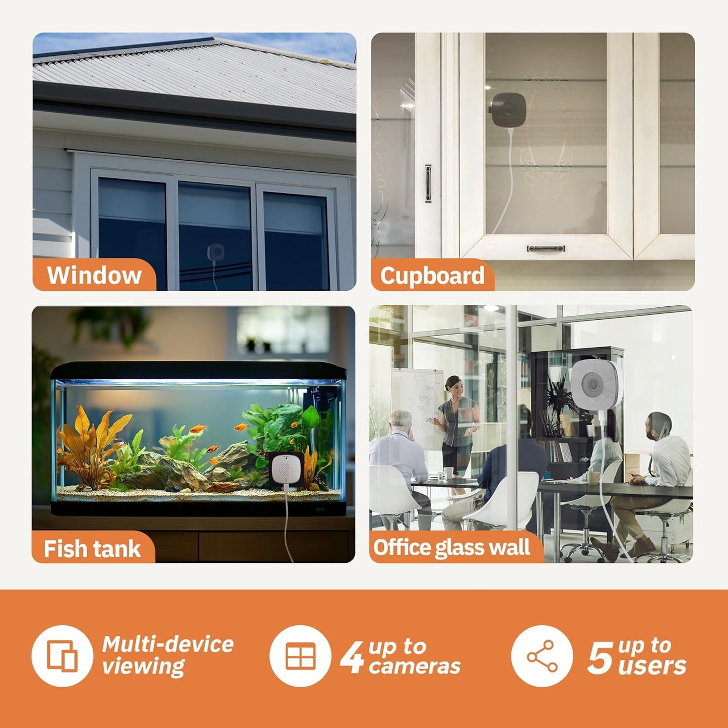 Crystal-Clear 2K Security Camera with Color Night Vision, 24/7 Recording, Smart Alerts & Easy Install