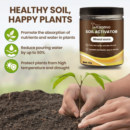 🏆 75K+ Sold! Soil Pro Activator — The Ultimate Soil Booster for Healthier Plants 🌳